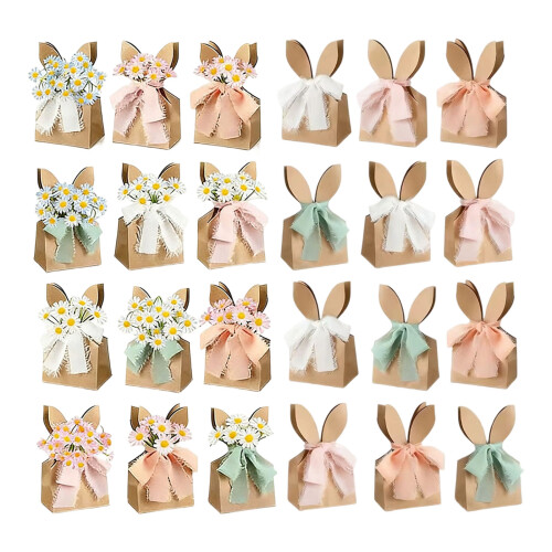 12Pcs Easter Themed Gift Boxes with Decorative Ribbon for-2 12 1