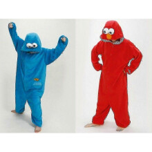 (L, male) Adult Sesame Street Cookie Elmo Costume_y 2025