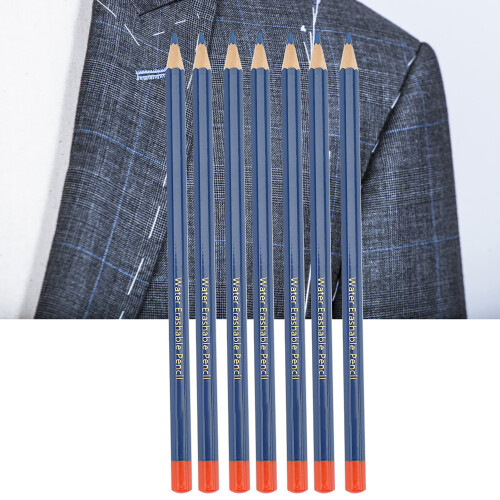 Water Soluble Pencil 12pcs Blue Wooden Handle 2
