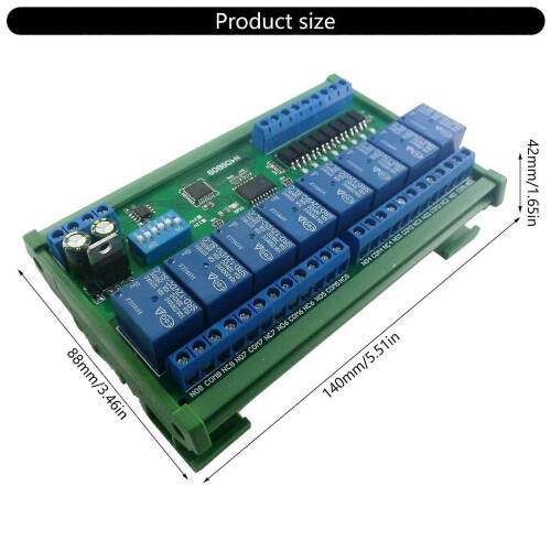 (24V) Programmable 8 Inputs 8 Output RS485 Controllers Module Multifunction RS485 Relays Board for Intelligent Home Systems 2
