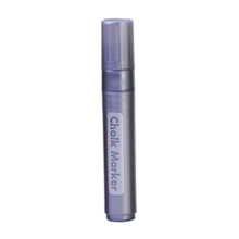 (Silver) Colored Liquid Chalk Pen With 15mm Flat Square Tip Erasable Liquid Chalk Marker For Glass Window Blackboard Acrylic Sign Yellow