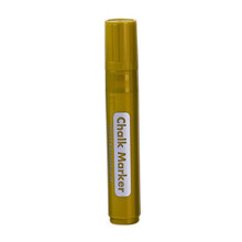 (Gold) Colored Liquid Chalk Pen With 15mm Flat Square Tip Erasable Liquid Chalk Marker For Glass Window Blackboard Acrylic Sign Yellow