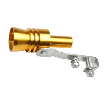 (XL, Yellow) Universal Turbo Sound Exhaust Muffler Pipe Whistle Car Tail Whistle Easy to Install Mini Size Turbo Sound Whistle Simulator
