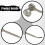 Adjustable Skate Wheel Joint Raker for Precise Mortar Removal, Ergonomic Nonslip Grip 23cm Tool 5