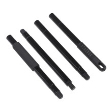 Metal Mop Handle Replacement with Quick Threaded Connection, Adjustable Sectioned Design for Floor Cleaning