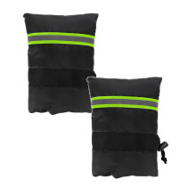 2Pcs Outdoor Faucet Covers for Winter 8'x6.7' Insulated Waterproof Spigot Cover with Adjustable Strap Green