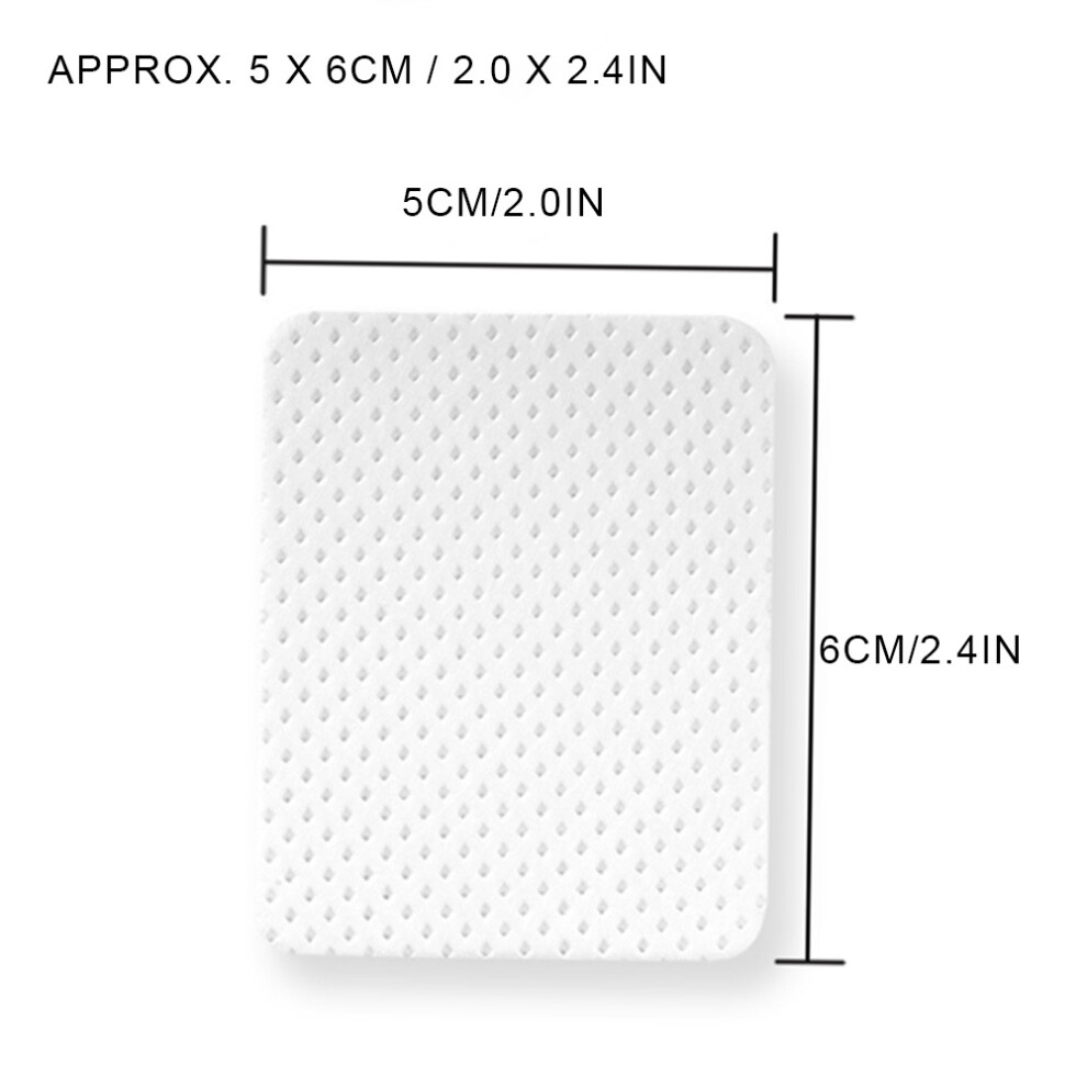 White 180Pcs Gel Polish Remover Wipes 5X6cm Cotton