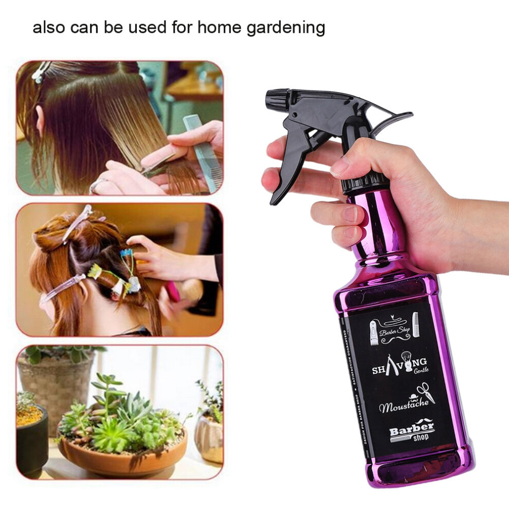 Red 500Ml Hairdressing Spray Bottle Rose Abs Salon