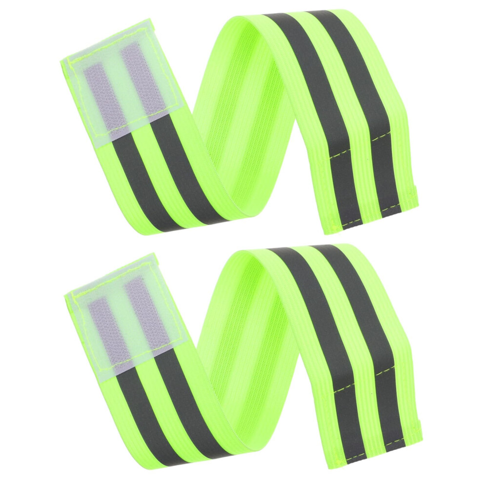 Reflective Leg Bands With Visibility Design, Adjustable Elastic Straps For Running, Cycling, Night Walking 9330225364221