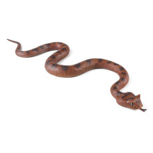 (Spearheaded Viper) Soft Rubber Snake Model Realistic Snake Action Figure Toy Solid Snake Figurine for Halloween Prank and Stress Relief