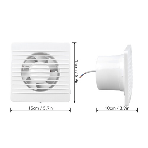 Exhaust Fan 4in 18W 220V PP Ceiling-Wall 1