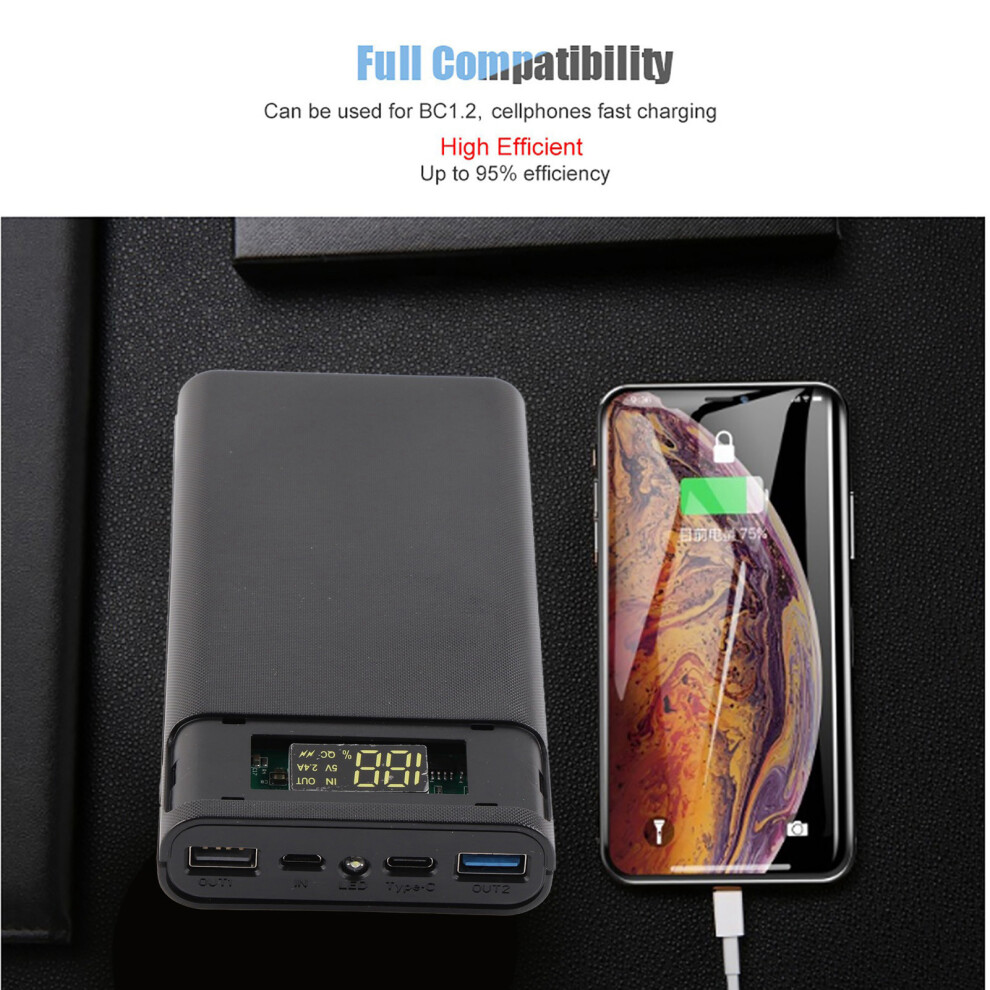 6 Cell 18650 Diy Type C Power Bank Case 7340572693914