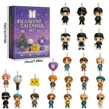 (Pendant model (GJ518-001)) BTS Advent Calendar 2025 Christmas Tree Acrylic Keychain Pendant 2025