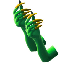 (Green) Gothic Long Nails Gloves Breathable Spandex Paws Design Long Gloves For Costume Parties Night Event Dressingup Armwear Yellow