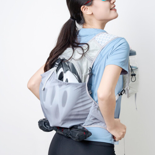 Lightweight Hydration Backpack with Ergonomic Back Support, Reflective Design for Running Hiking Cycling 1
