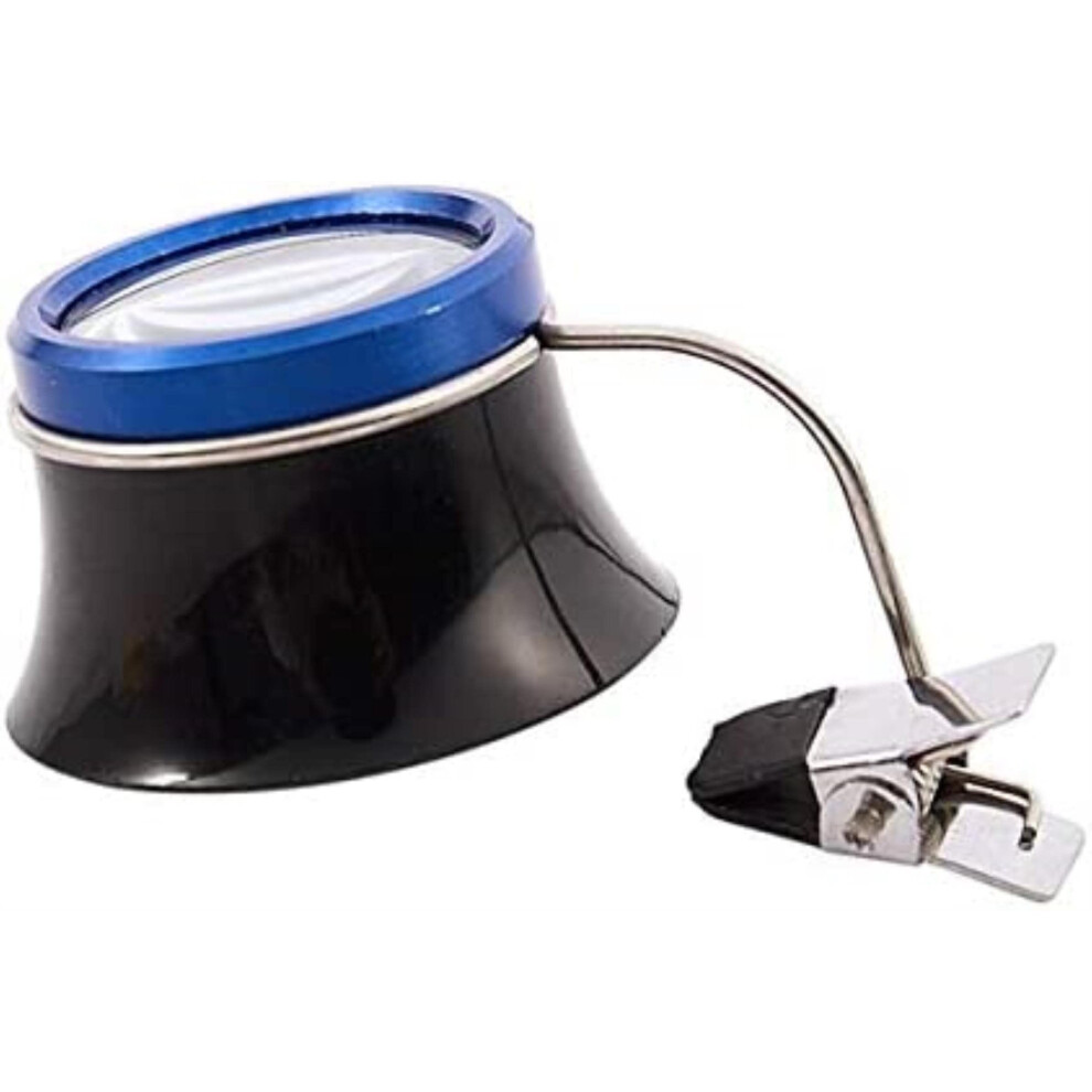 5X ClipOn Magnifying Glass for Eyeglasses, Hands Loupe for Jewelry and  Work