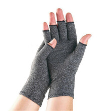 (S, Gray) Arthritis Gloves Pain Relief Compression Gloves Unisex Mitten for Rheumatoid and Osteoarthritis Therapy