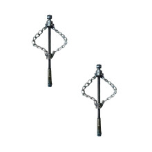 Sewer Cleaning Tool 2pcs BK Flexible FlexShaft Drain Descaling Chain for Rotary Drill Pipe Blockage Removal