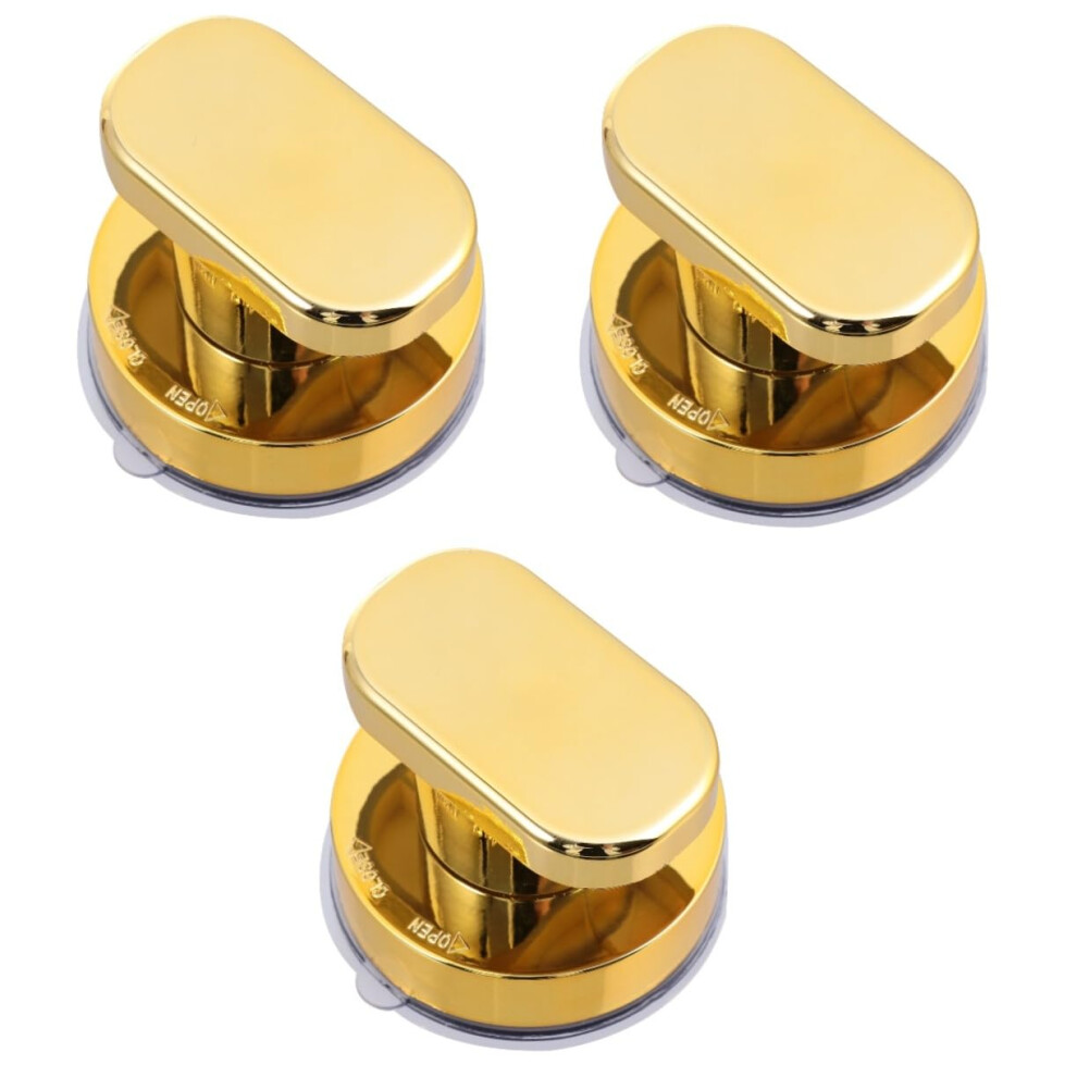 3pcs Suction Grab Bar for Elderly Bathroom, NonDrill Safety Handle with Tool Installation