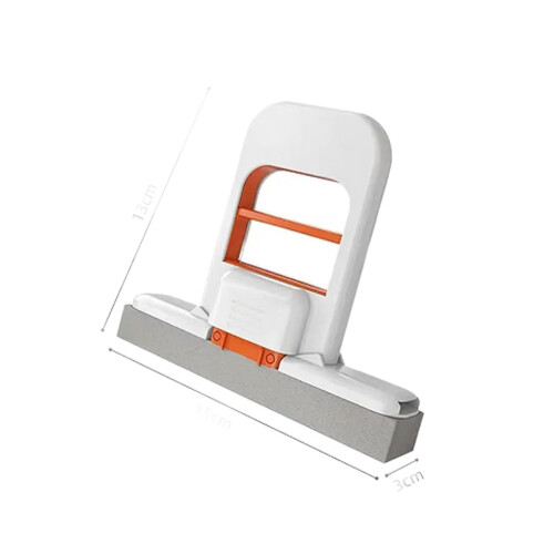 Mini Desktop Mop with Rubber Sponge Head, OneHanded Wringing, Quick Absorption for Kitchen and Office
