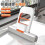 Mini Desktop Mop with Rubber Sponge Head, OneHanded Wringing, Quick Absorption for Kitchen and Office 4