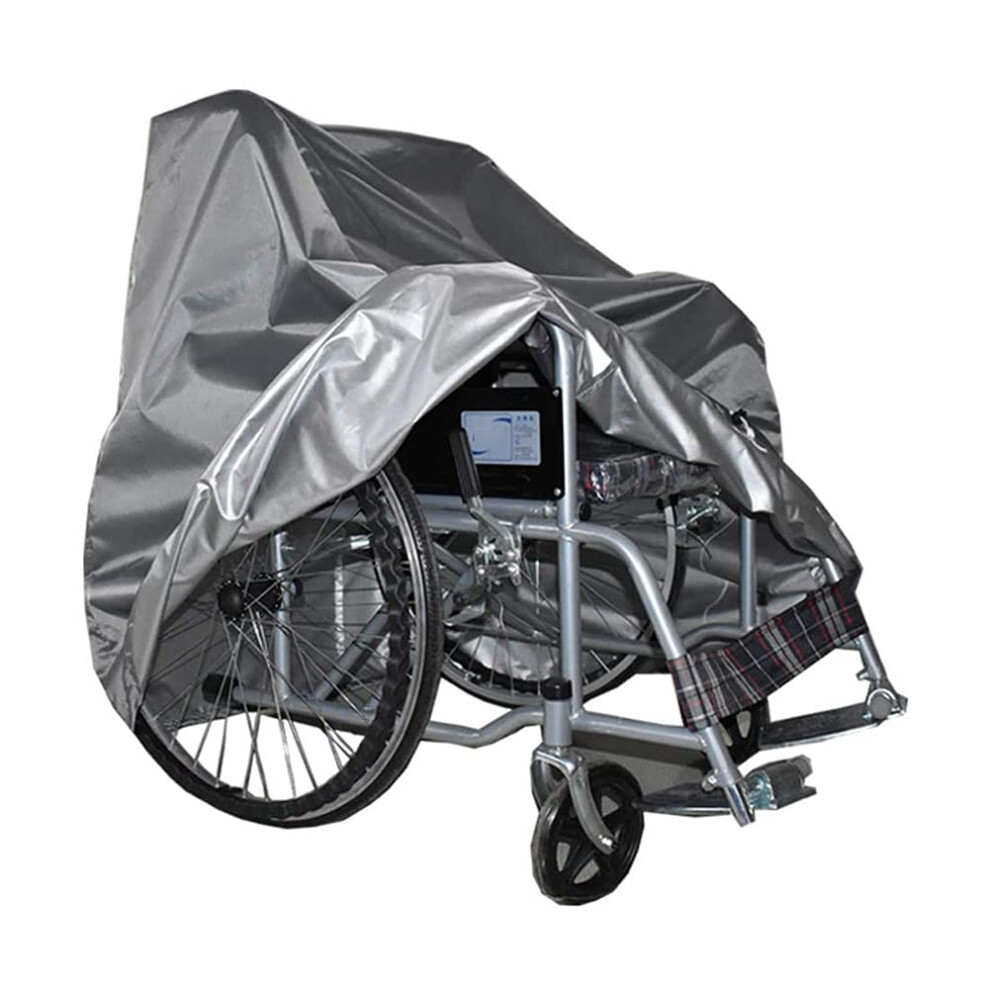 Waterproof Wheelchair Cover 600D Oxford Outdoor Storage Protects from Rain Dust and Sun