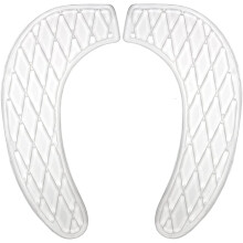Clear Gel Toilet Seat Cushion Pad with Anti‑Slip Washable Design for Comfort and Pain Relief (Clear)