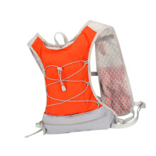 Women's Running Hydration Backpack Lightweight Waterproof Vest with Reflective Strips for Hiking and Jogging, Orange