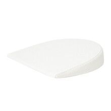 Memory Foam Wedge Pillow for Pregnancy and Nursing, 15 Incline Support, Removable Waterproof Cover, White