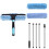 Window Cleaning Kit with 151 Inch Extendable Pole, 2 in 1 Rotatable Window Squeegee for  Windows 1