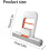 Mini Foldable Desktop Cleaning Mop Set 3 Pcs, SelfSqueeze Compact Mini Mop for Kitchen Bathroom Desk 5
