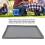 Griddle Silicone Mat Cover HD Grade Medium Gray 4