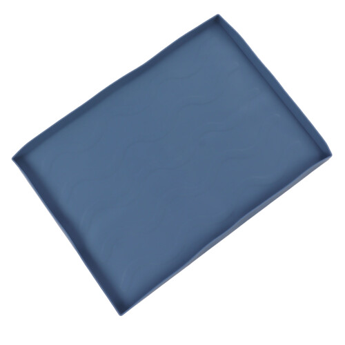 Griddle Silicone Protective Mat Cover Medium Blue 1