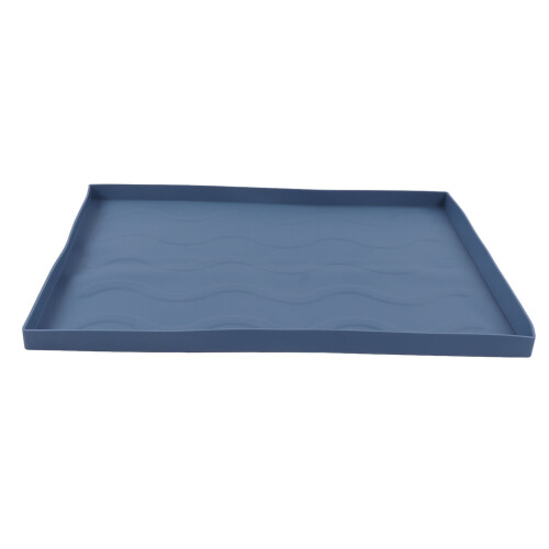 Griddle Silicone Protective Mat Cover Medium Blue 2