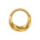 Seamless Smooth Surfaces Ear Bone Rings for Present-6 Gold 1