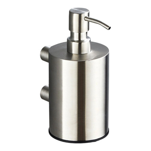 Space Saving Wall Mounted Soap Dispenser Large Capacity-Brushed