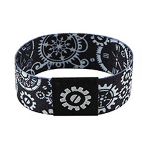 Vibranting Floral Dolphin Print Elastic Wristband Soft-24
