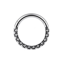 Anneaux de nez en acier inoxydable, faciles à porter,-2 Argent