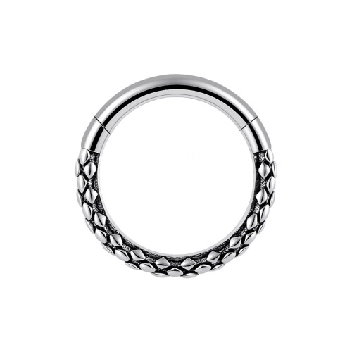 Geometric Shape Nose Earrings Piercing Jewelry-2 Silver
