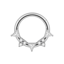 Accessoires de mode en acier inoxydable de bijoux de-5 Argent
