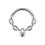Geometric Shape Stainless Steel Nose Ring Seamless-7 Silver 1