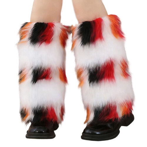 Stretchy Knees High Sock Sleeves Warm Knit Leg-Section 19