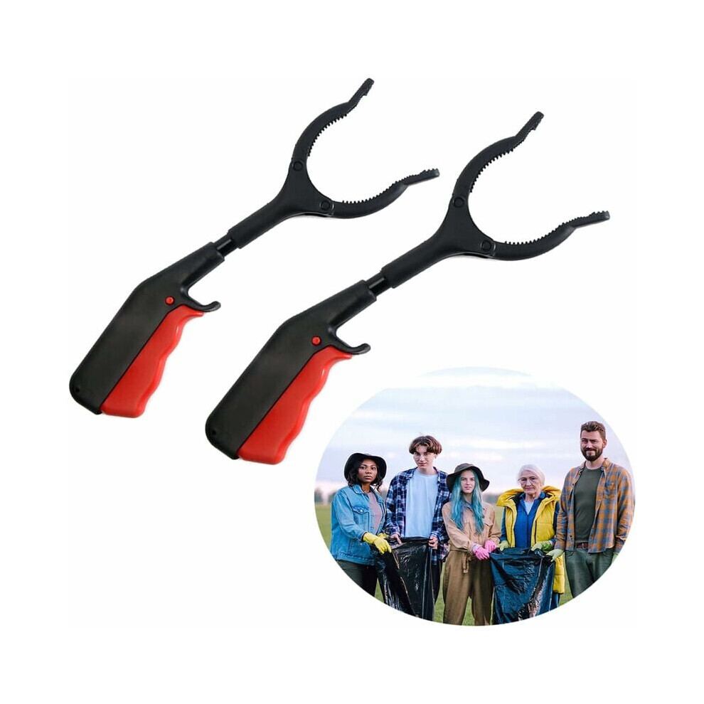 Claw Reacher Tool for Seniors and Kids, Non-Slip Grip Pickup Device with 360 Rotatable Head, Durable Lightweight Grabber for Home Garden and
