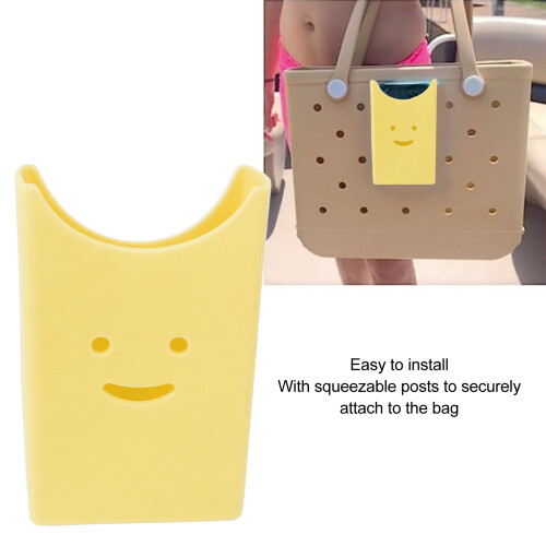 EVA Bag Insert Phone Holder Charm - Yellow 65g 2