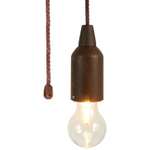 Battery Operated Camping Tent Light with Dual Activation Design, Vintage Hanging Bulb Lamp for Outdoor Party