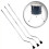 Drum Leg Replacement with Stable Drum Support, Electroplated Metal Three Way Adjustable Drum Stand Accessory 1
