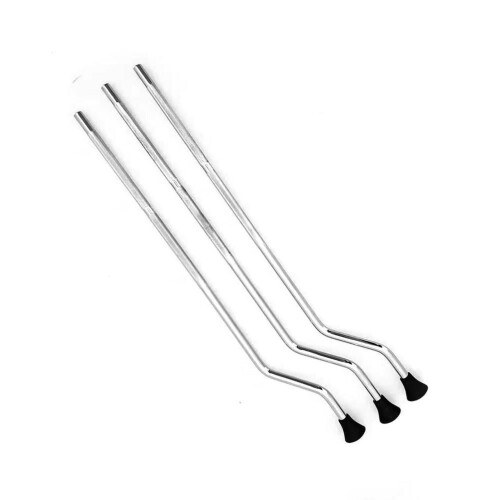 Drum Leg Replacement with Stable Drum Support, Electroplated Metal Three Way Adjustable Drum Stand Accessory 1