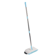 2 in 1 Floor Sweeper Mop with 180 Rotating Head Microfiber Pad for Hardwood Tile Floors Blue