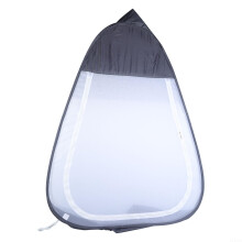 Foldable Meditation Tent for Adults with Breathable Mesh Panels, Pop Up Privacy Tent for Indoor Outdoor Use (Grey)