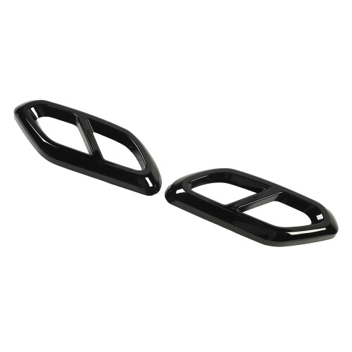 1 Pair ABS Exhaust Pipe Cover for GLC-X254 Black